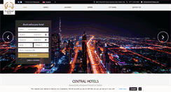 Desktop Screenshot of central-hotels.com